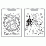 FROZEN สมุดระบายสีและเกมแสนสนุก Way Too Cool + เซ็ตตัวปั๊มโฟรเซ่น